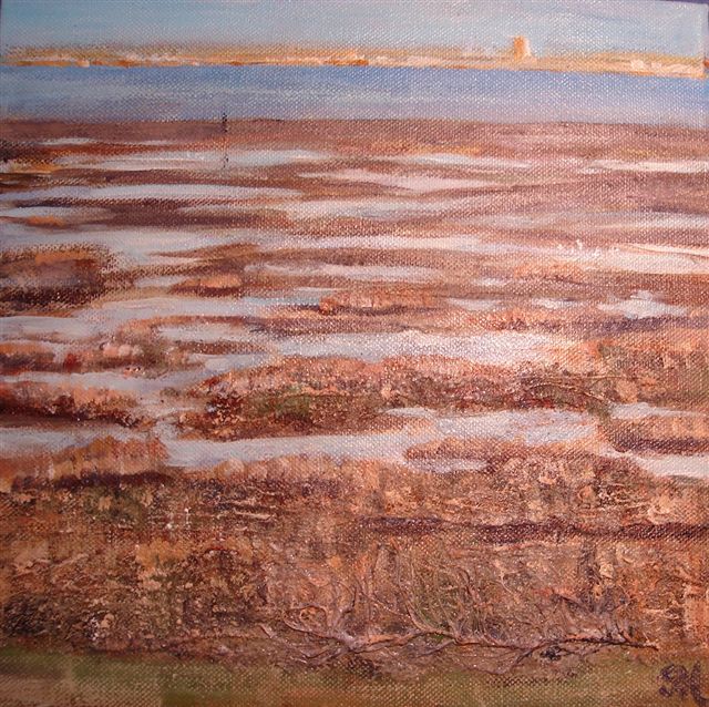 2008 Looking across to Southport Mixed Media